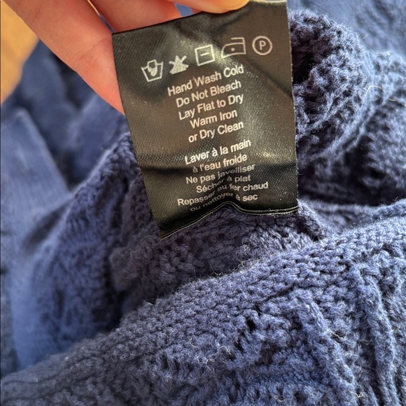 HEARTLOOM Navy Knit Cardigan with Decorative Buttons - Picture 7 of 7